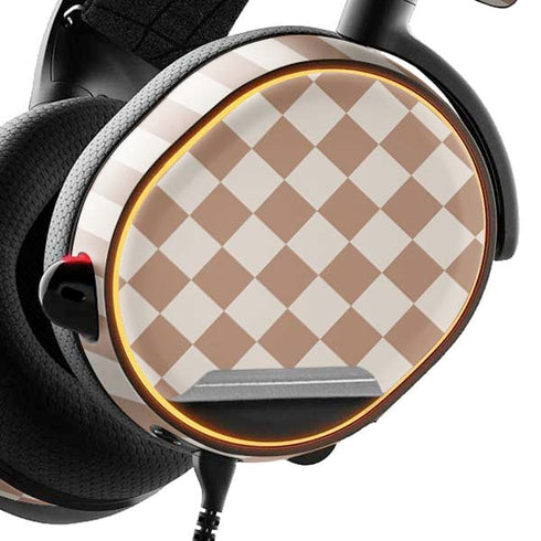 Neutral Checkered SteelSeries Arctis 3 Skin